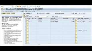 SAP S4HANA Purchase Order CreationMultiple schedule LinesME21N And SE38 BAPIPOCREATE1 [upl. by Donnamarie753]