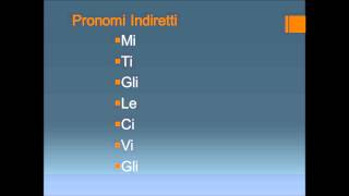 I pronomi italianiwmv [upl. by Anahsak]