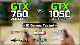 GTX 1050 Ti vs GTX 760  10 Games Tested [upl. by Akehsay]