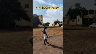 4 x 100m relay 🔥 shorts shortsfeed sportsandfood relayrace ytshorts [upl. by Senga]