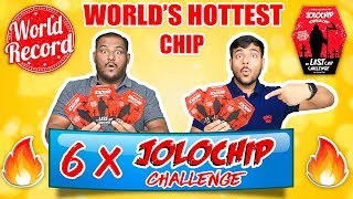 WORLDS HOTTEST JOLO CHIP EATING CHALLENGE  Spiciest Chip  Brother Vs Brother  Viwa Brothers [upl. by Annawot]