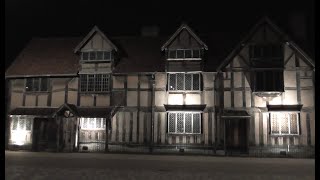 Phantoms roam this place Shakespeares house Stratford upon Avon [upl. by Kaila977]