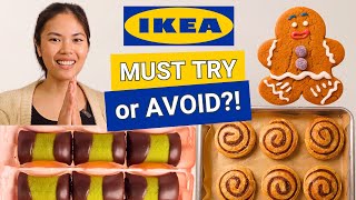 IKEA Holiday Snack Haul Rating Foods From 110 [upl. by Odanref]