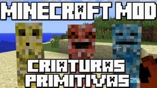 Minecraft 147 Mod Primitive mobs [upl. by Calloway]