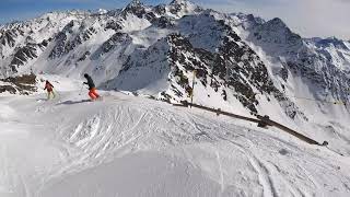 Skiing Verbier Mont Gelé Itinerary [upl. by Zelikow669]