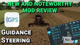 Guidance Steering GPS  Mod Review  Farming Simulator 22 [upl. by Halimaj]