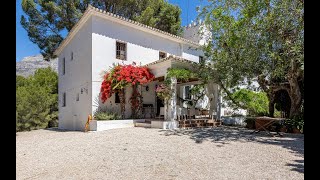 A Traditional Finca with Guest House for Sale in Altea [upl. by Hospers335]