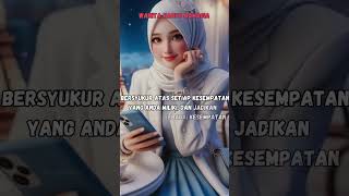 WANITA HARUS BAHAGIA motivasi wanitapalingbahagia quotes wanitabahagia hijab motivasiwanita [upl. by Los]