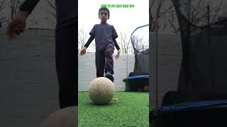 How to do easy kick ups step by step footballskills kickupsfootballfypviralvideo [upl. by Elatnahs]