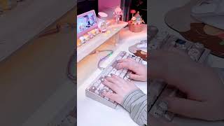 Customized keyboard ⌨️ 🥰 asmr shorts [upl. by Hsetirp]