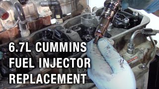 67L Cummins Fuel Injector Replacement [upl. by Eednim]