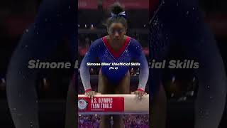 Do you think she could ever land this🤔 gymnastics beam simonebiles [upl. by Ramel600]