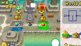 World 6Tower  Star Coins  New Super Mario Bros DS [upl. by Enilorak]