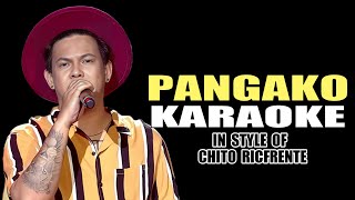 PANGAKO KARAOKE IN STYLE OF CHITO RICAFRENTE IN A CONTEST PIECE contest karaoke minusone opm [upl. by Sillig]