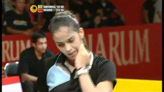 Finals  Saina Nehwal vs Wang Yihan  Djarum Indonesia Open 2011 [upl. by Schweiker]