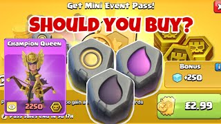 Should You BUY The Mini Spotlight Event Pass  Clash Of Clans [upl. by Hahcim]