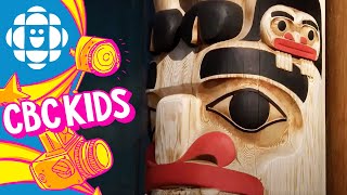 3 Cool Facts About Totem Poles  CBC Kids [upl. by Weisburgh760]