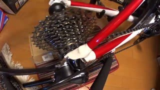 シマニョーロ 調整中 Campagnolo Chorus Ergopower  Shimano Ultegra RD6800 [upl. by Analad]