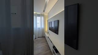 Apartamento pequeno de 35 m2 todo planejado com cozinha americana [upl. by Trubow968]