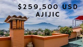 BEAUTIFUL HOME IN AJIJIC FOR SALE 259500 USD on LAKE CHAPALA MEXICO [upl. by Knox]