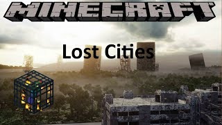 LOST CITIES MOD  MINECRAFT 112 MOD SHOWCASE [upl. by Adnarahs]