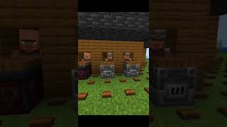 APRENDE HACER UNA GRANJA DE HIERRO CON TRADING HALL minecraft shortsminecraft minecraftbuilding [upl. by Ynattirb]