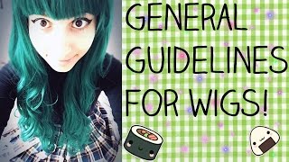 Cosplay Wig Styling Tutorial  Wig Guidelines [upl. by Ogren]