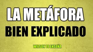 LA METÁFORA  QUÉ ES LA METÁFORA  EJEMPLOS DE METÁFORA [upl. by Aicilif332]