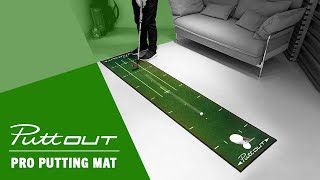 PuttOUT Pro Putting Mat FEATURES [upl. by Nide484]