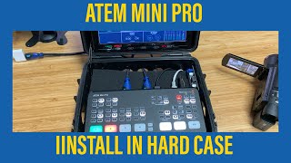 ATEM Mini Pro setup in hard case [upl. by Mcevoy]