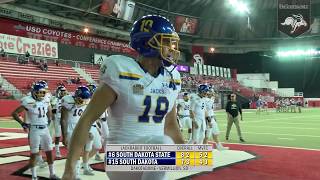 Football at South Dakota Highlights 11182017 [upl. by Nnyleimaj]