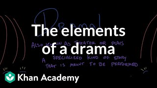 The elements of a drama  Reading  Khan Academy [upl. by Nyllij303]