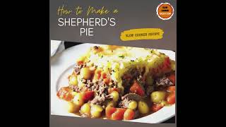 Delicious Crockpot Shepherd’s Pie How to Prepare a Slow Cooker Shepherd’s Pie Recipe [upl. by Wilkey]