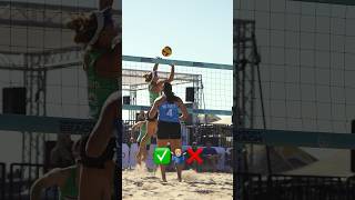 4v4 Legal✅ or Illegal❌ volleyball beachvolleyball question debate beach beachsport [upl. by Oletta]