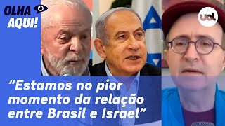 Brasil e Israel Retirada de embaixador marca pior momento da relação entre os países diz Reinaldo [upl. by Yelhak574]