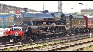 45690 Leander with The Dalesman at Carlisle on 1st June 2021 [upl. by Iccir225]