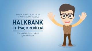 Halkbank İhtiyaç Kredileri ile Yanınızda [upl. by Anett]