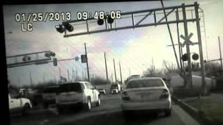 Deputy describes train rescue caught on dash cam [upl. by Ocinom833]