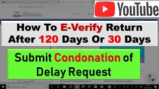 How To everify Your Income Tax After 120 days or 30 Days incometax itr efiling everify [upl. by Lamej]