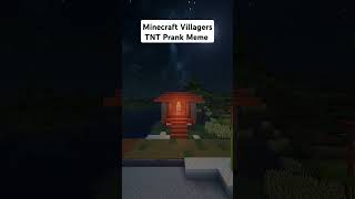 Minecraft Villagers vs TNT Prank Meme shorts minecraft [upl. by Myke]