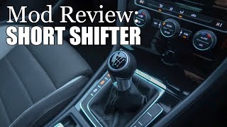 MOD REVIEW Forge Motorsport Short Shifter MK7 Golf R [upl. by Toomin]