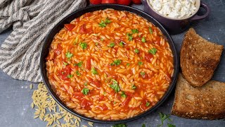 Manestra — Greek Orzo with Tomato Sauce [upl. by Schoenfelder]