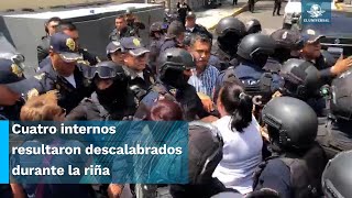 Riña entre internos del Reclusorio Oriente moviliza a cuerpos de seguridad [upl. by Repmek177]