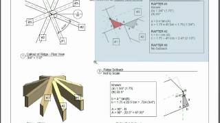 Gazebo Roof Framing  Part 2 [upl. by Auqinahc936]