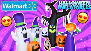 New Walmart Halloween INFLATABLES For Our COLLECTION amp Shopping Most Affordable Inflatables 2019 [upl. by Kirsti517]