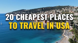 20 Cheapest Places to Travel in the USA on a Budget [upl. by Aoket]