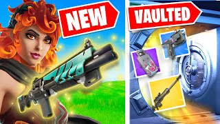 Every CHAPTER 5 SEASON 2 New Gun Change  Vaulted Unvaulted and NEW Fortnite Myths amp Mortals [upl. by Auhs]