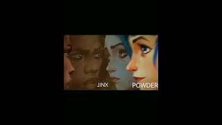 JINX AND POWDER MIRROR SCENE arcane2 arcane [upl. by Osicran]