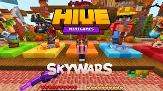 Playing Skywars in HIVE Minecraft [upl. by Kajdan217]