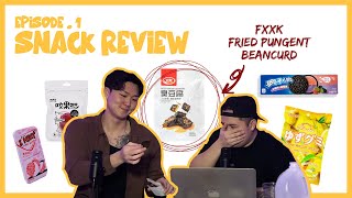 NEVER EARLY SNACK REVIEW EP 1 F FRIED PUNGENT BEANCURD [upl. by Giuditta]